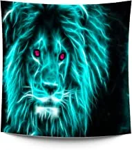 Jalsa lion tapestry background custom made for walls 1.50 * 1.50