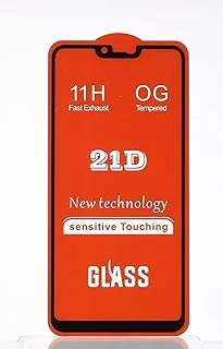 High Quality Set Of 3 Glass Screen Protectors For Oppo F7 - Clear Black