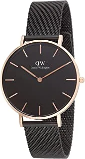 Daniel Wellington Watch Unisex , Japanese Quartz Movement, Analog Display, Rose Gold Stainless Steel Strap-DW00600307