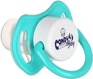 Candy baby round pacifier 6-18 month for boys - green