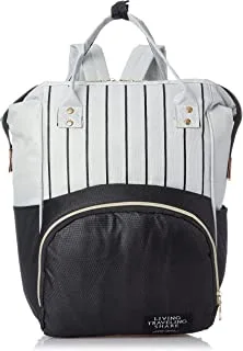 Living Travelling Share Baby Diaper for Unisex Backpack-Black&Gray