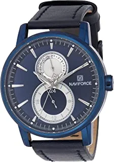 Naviforce Analog Unisex Watch (Blue Dial,Blue Colored Strap)