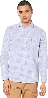 U.S. Polo Assn. Men Cotton-Regular-Full Sleeves-Fashion Shirt