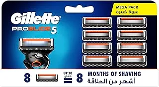 Gillette ProGlide5 Razor Blades Refills – MEGA PACK – Pack of 8