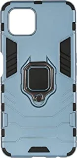 Cover Iron Man With Metal Ring For Oppo A92S Blue