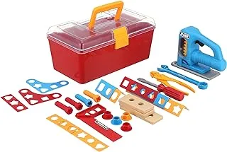 Tool box with power tool set