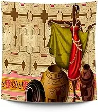 Jalsa tapestry african background custom made for walls 1.50 * 1.50