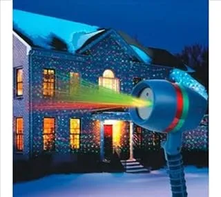 Led star shower christmas shapes and new year's celebrations projector