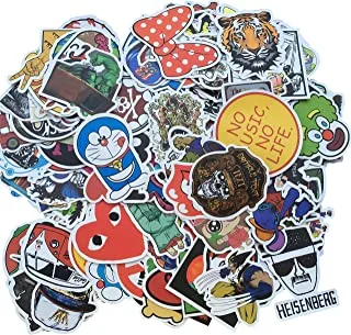 300pcs Cool Stickers Skateboard Vintage Vinyl Sticker Laptop Luggage Car Decals