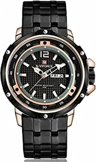 Naviforce Casual Watch For Men Analog Stainless Steel - 9073 RG-B-RG