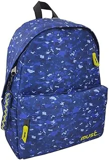 MUST BACKPACK MONOCHROME 32Χ17Χ42 4CASE ARMY BLUE 900D RPET