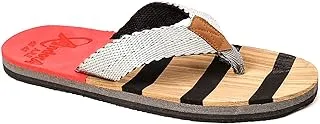 Andora mens Wide Striped Flip Flops Flip-Flop