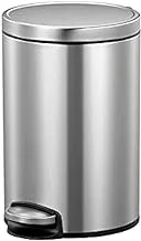 EKO Stainless Steel Bin with Hydraulic Pedal, 3 Liter