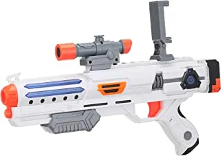 Augmented reality plastic gun for kids