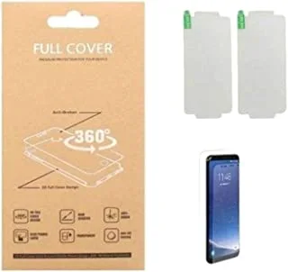 Gelatin screen protector back & front full cover 360 for samsung galaxy m20 - clear