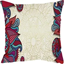 Solo Q34 Printed Decorative Cushion 45 * 45 cm - Multicolor 1 Piece