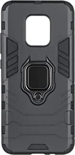 Cover iron man with metal ring for redmi 10x 5g black