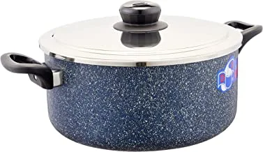 Eldahan non tick Sauce Pan with S.S Lid rock line - 28 cm