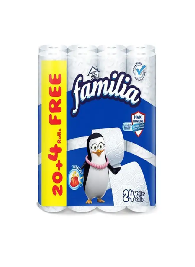 Familia Toilet roll Classic - Pack of 24 White