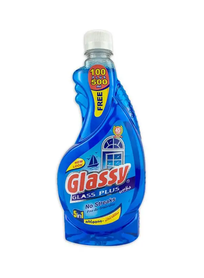 Glassy Glass And Window Cleaners With Aquamarine Scent 600ml