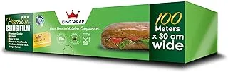 King Wrap Premium Cling Film 30 CM x 100 M