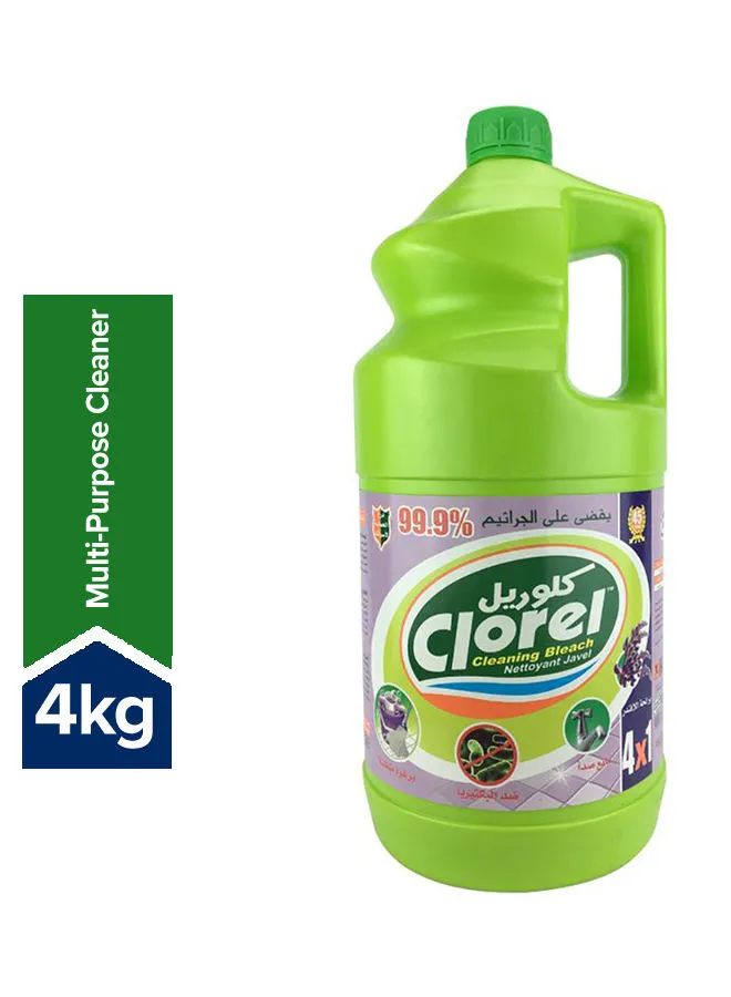 Clorel 4 In 1 Liquid Multi Purpose Cleaner With Lavender Scent 4kg