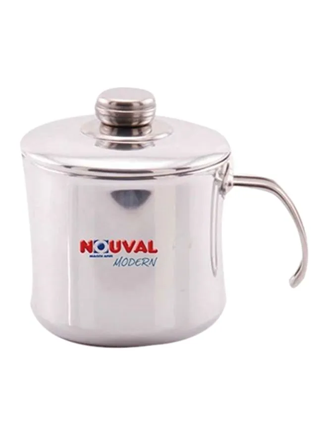 NOUVAL Modern Milk Pot Silver 16cm