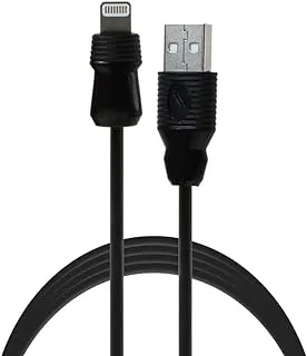 L'Avvento MX14B USB Cable To Lightning 8 Pin USB Cable, 1 Meter - Black