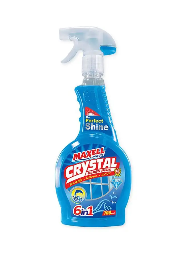 Maxell Magic Crystal Glass And Window Cleaner Spray With Ocean Mist Scent 700ml