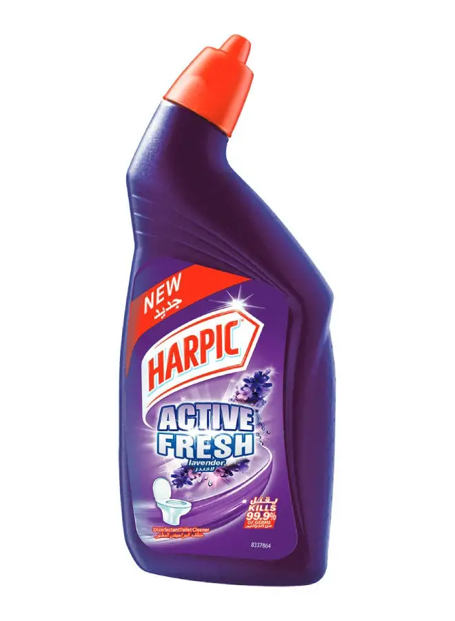 Harpic Lavender Toilet Cleaner, 100% Limescale Remover, Purple 700ml