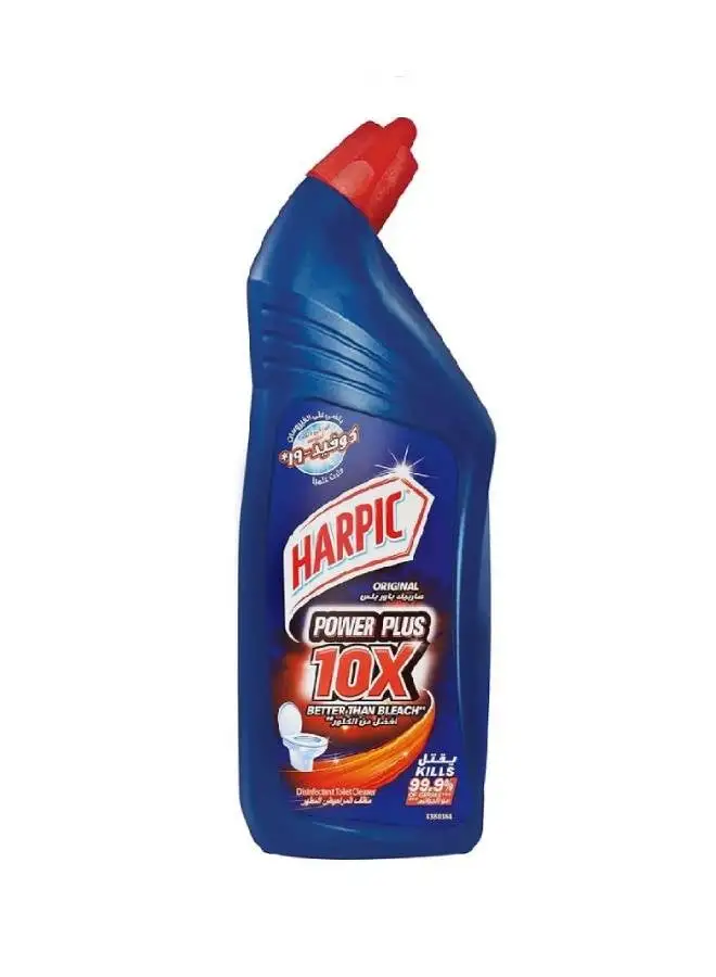 Harpic Power Plus Toilet Cleaner, 100% Limescale Remover, Blue 450ml