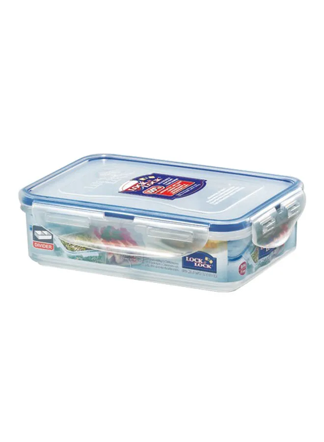 LocknLock Polypropylene Food Container Clear/Blue 550ml