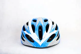 Hongui aero cycling helmet -light blue; black and white,One Size,BYC002