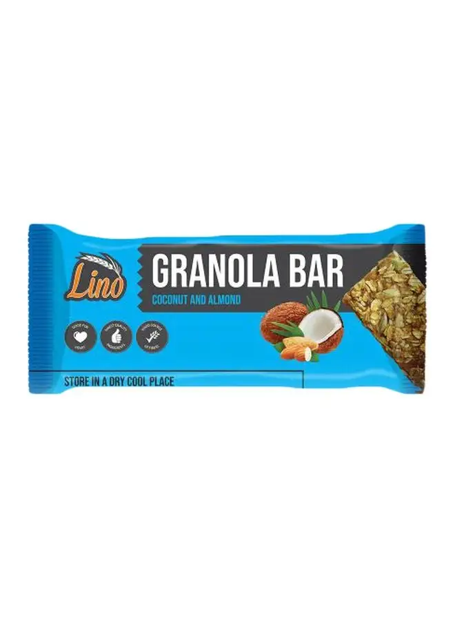 Lino Granola Bar - Cocount And Almond (12x40 g) Pack of 12