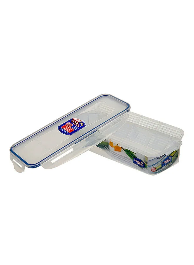 LocknLock Rectangular Food Container Clear/Blue 700ml