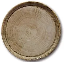 Saturnia porcelain pizza plate 33 cm - tree tabacco - napoli