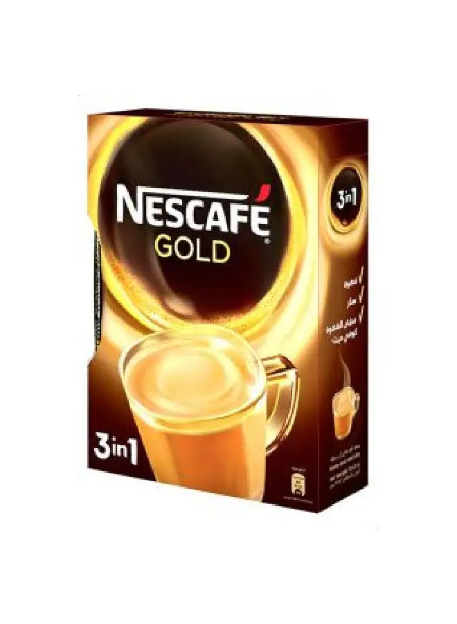 Nescafe 3-In-1 Gold Instant Coffee 21grams Pack of 12