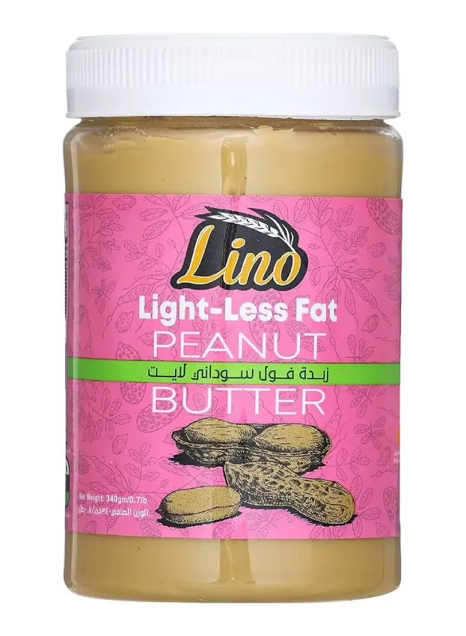 Lino Fat Less Peanut Butter 340grams