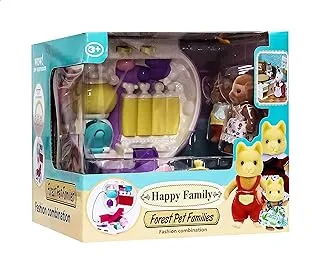 Forest Pet Families 20046 Pets Dolls Playset for Girls - Multi Color