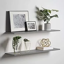 Home gallery floating shelf 80x20 gray