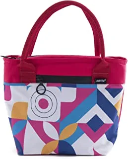 Mintra Ladies Printed Cooling Bag Small, Geo Haze,(32 X 23 X 13 Cm)