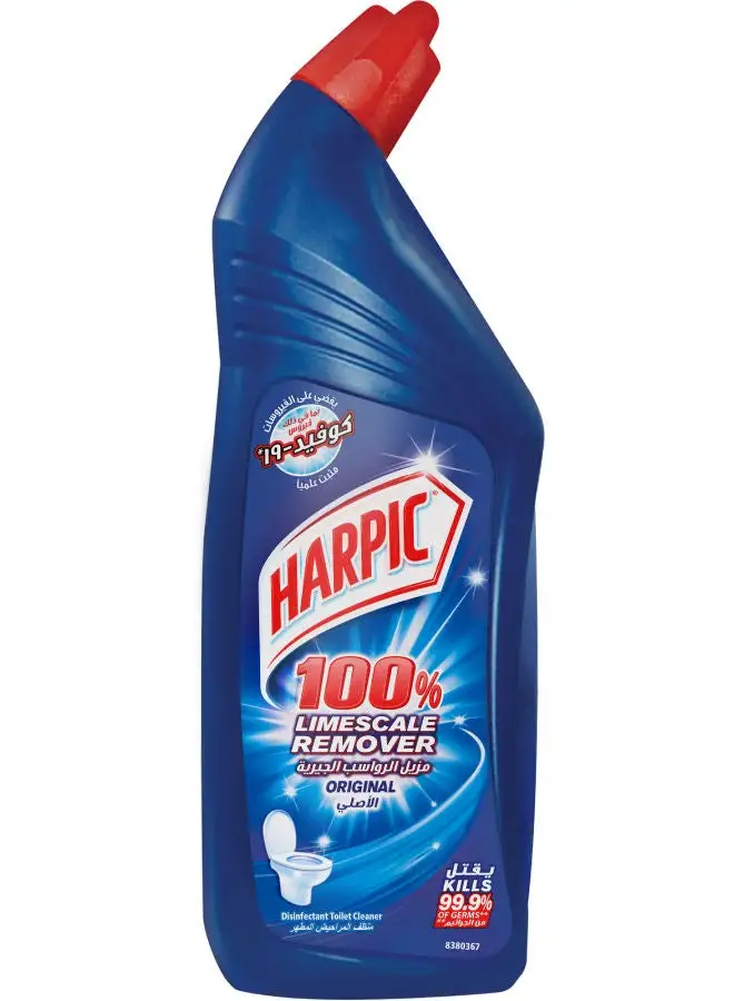 Harpic Original Toilet Cleaner, 100% Limescale Remover, Clear 700ml