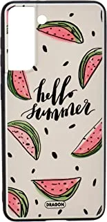 Dragon 3D Hard Slim creative Case Hello Summer For samsung S30/S21 Multicolor