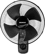 Sonai Wall Fan 18 With Remote , 3 Speed Settings , Timer Up To 7.5hours , 70 Watt– MAR -1822