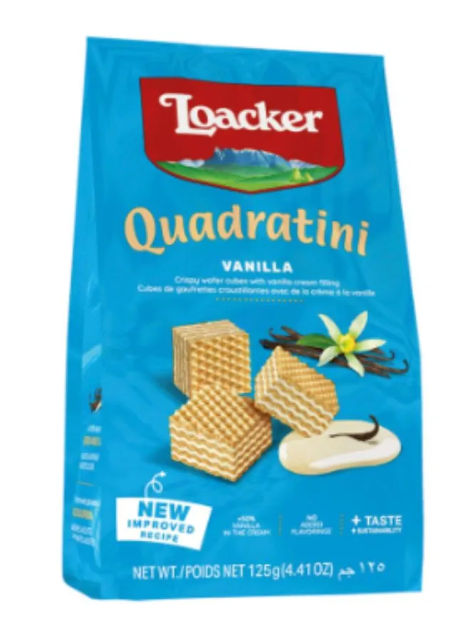 Loacker Quadrat Vanilla 125grams