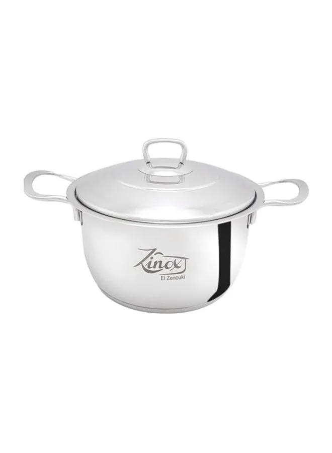 Zinox Classic Stainless Steel Pot Silver 22cm