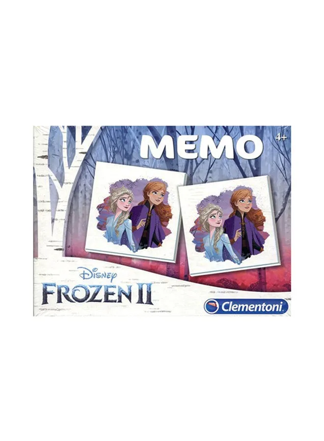 Clementoni Memo Pocket Frozen 2 Brain Teaser 130666 3.90x20x15cm