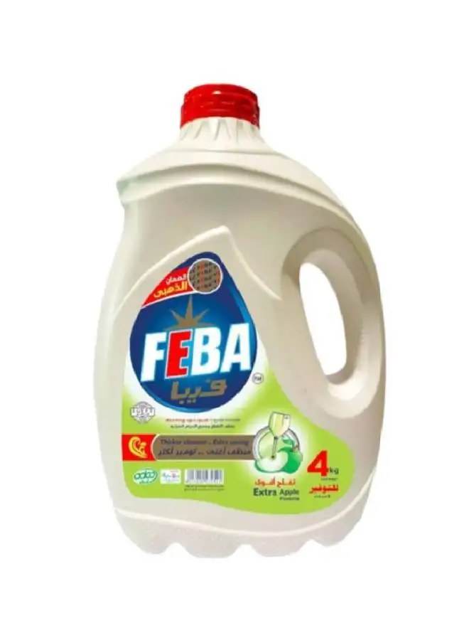 FEBA Liquid Dish Cleaner With Apple Scent 4kg