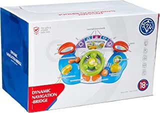 Huanger he0507 dynamic navigation bridge toy for kids - multi color