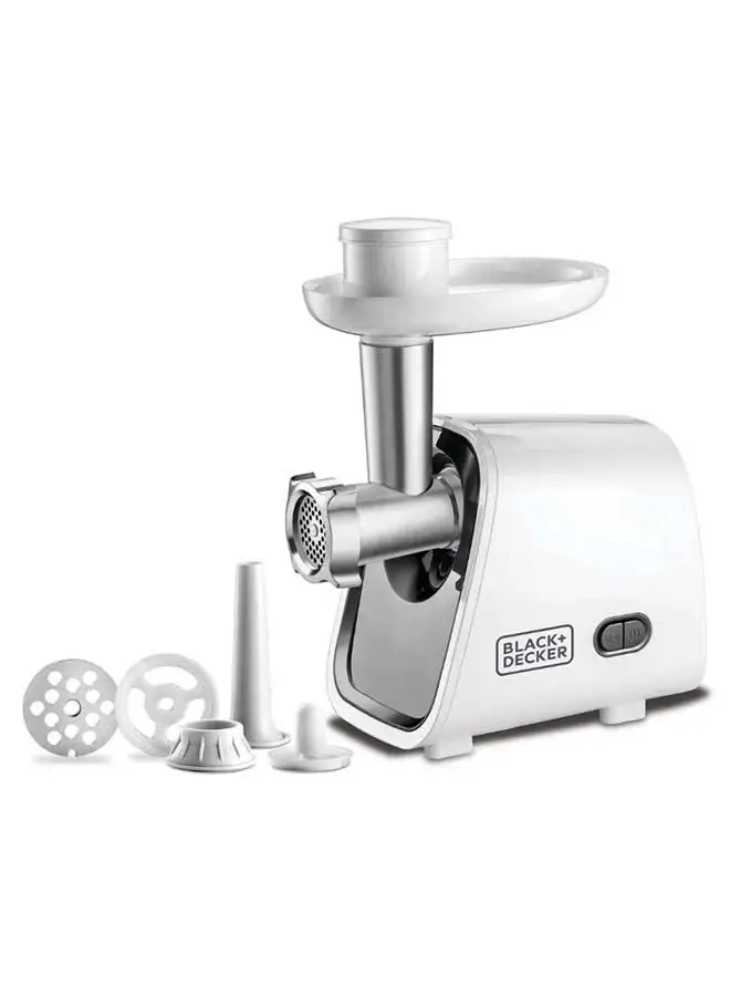 BLACK+DECKER Meat Grinder And Mincer 1500 W FM1500-B5 White